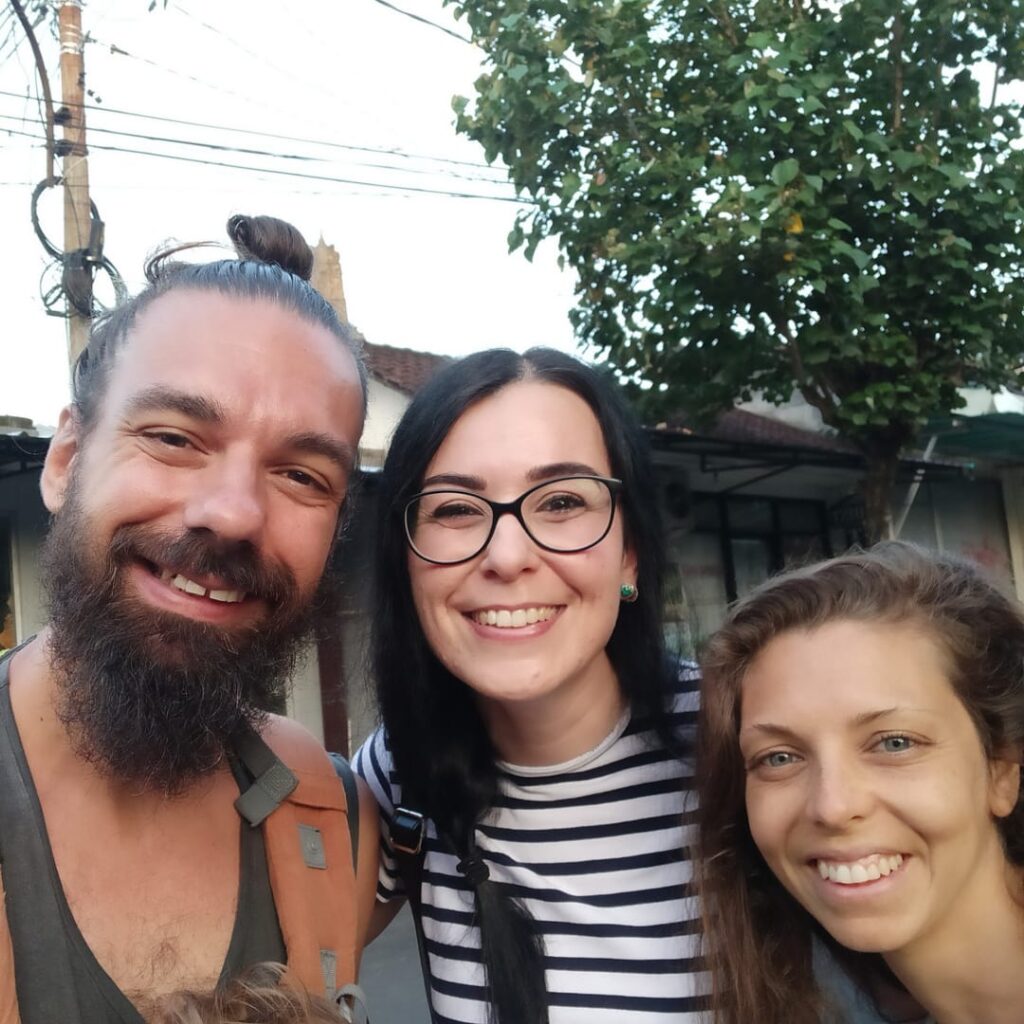 Con Gianluca Gotto e Claudia a Ubud, Bali