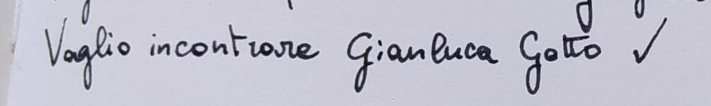 Il mio intento di incontrare Gianluca Gotto a Ubud